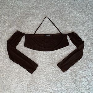 Pretty Little Thing Long Sleeve Crop Top
